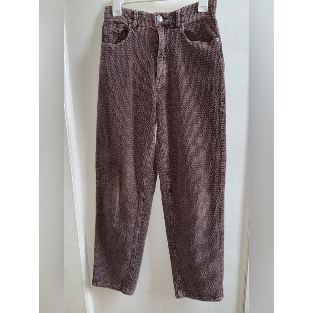 BDG Urban Outfitters High Rise Baggy Textured Popcorn Pants 28 - Picture 2 of 13